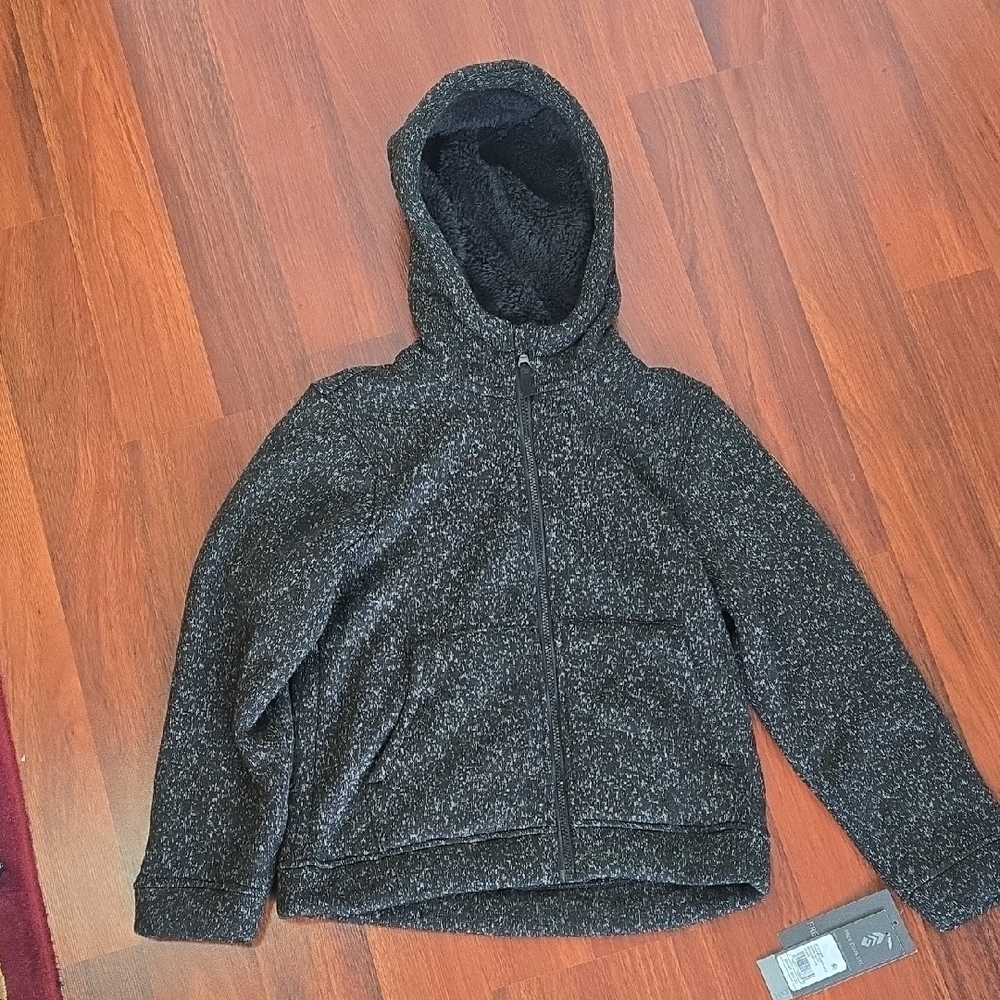 Free Country Unisex Kidd Cozy Black Zip-Up Hoodie